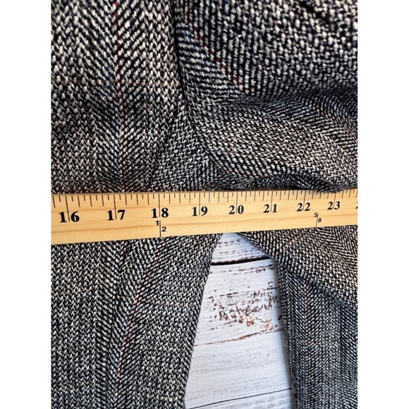 Vintage 1960s Blazer Sport Coat Donegal Tweed Wool Jacket 40R Ivy Salt & Pepper - Picture 4 of 16